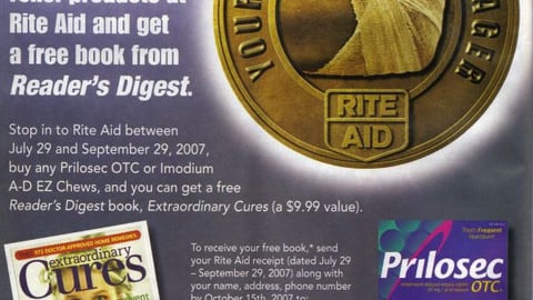 Rite Aid 'Reader's Digest' Incentive Feature