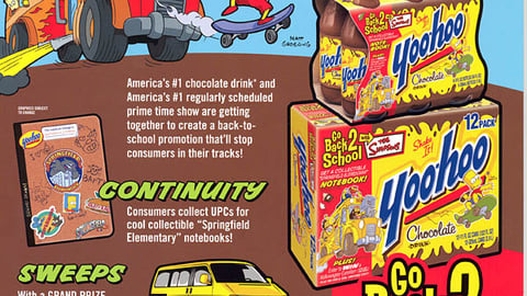 Yoo-hoo Simpsons Back 2 School Promotion