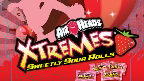 AirHeads Xtremes Spanish Box Sticker