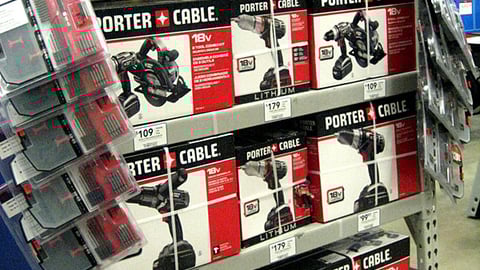 Lowe's Porter-Cable Endcap