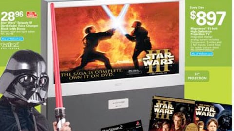 Wal-Mart 'Star Wars' DVD Feature