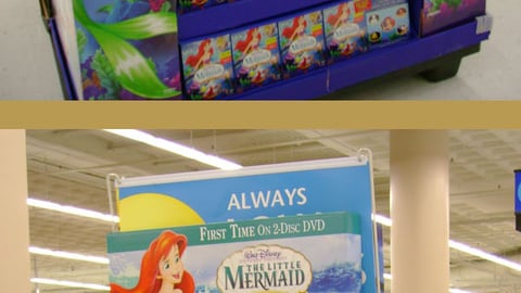 Wal-Mart 'Little Mermaid' Pallet Display