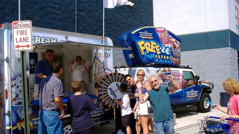 Blue Bunny 'Free-ze Patrol' Event