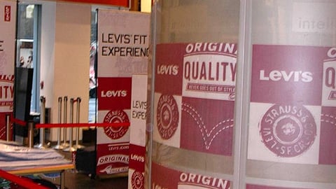 Levi's Fit Experience Signage