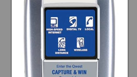 Qwest Capture & Win Sign