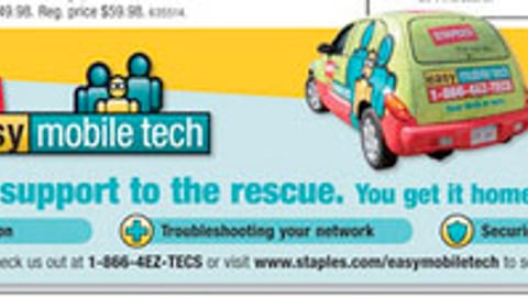 Staples Easy Mobile Tech Feature