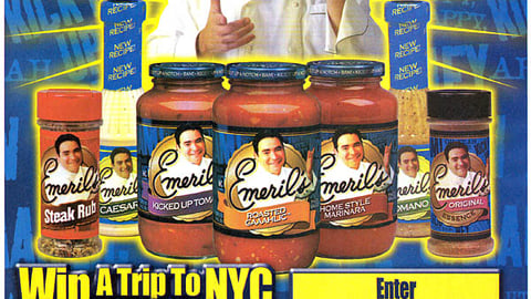 Emeril Recipe FSI