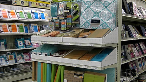 OfficeMax 'Global Chic' Endcap