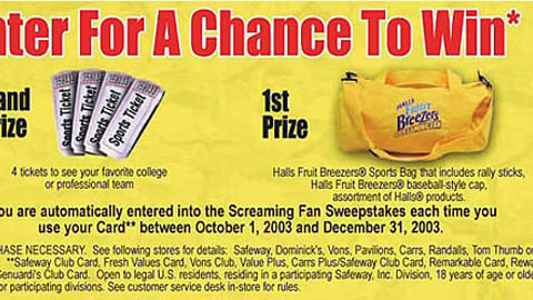 Safeway Halls Sweeps