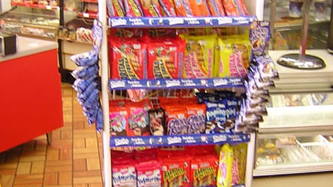 Marinela Snacks Floorstand