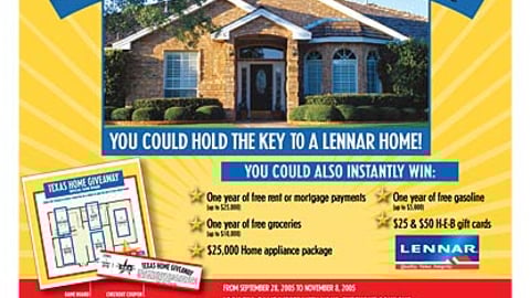 H-E-B 'Texas Home Giveaway' Feature