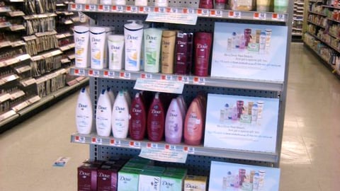 Rite Aid Dove Incentive Endcap