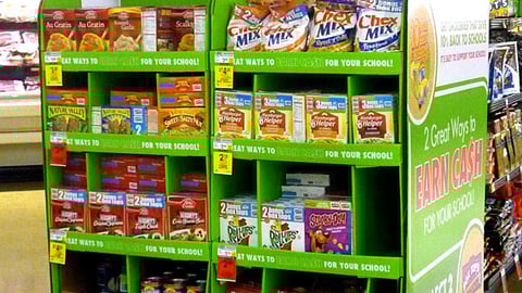 General Mills Safeway '10% Goes Back to Schools' Pallet