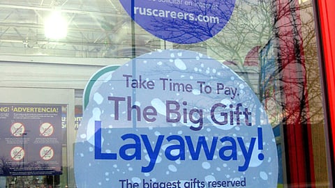 Toys "R" Us 'Big Gift Layaway' Window Cling