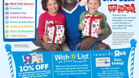 Toys "R" Us Toys for Tots Feature