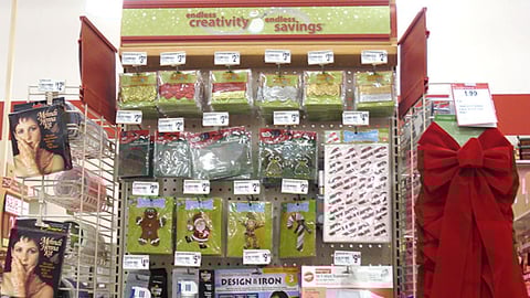 Michaels 'Handmade Gifts' Holiday Endcap