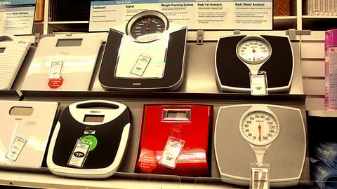 Bed Bath & Beyond Bath Scales In-Line Display