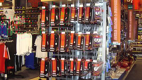 Dick's 'Family Favorites' Under Armour Endcap