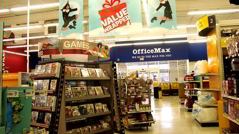 OfficeMax 'Value Wrapped' Ceiling Signs