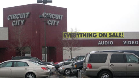 Circuit City Liquidation Outdoor Banner