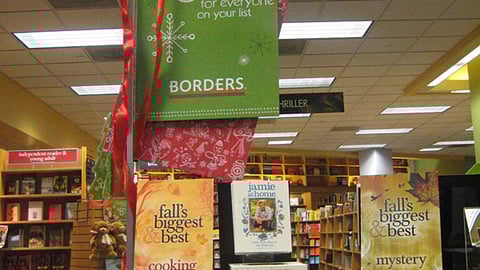 Borders Holiday Banner 