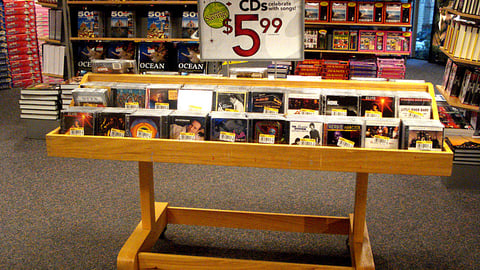 Borders 'Season's Savings' CD Display