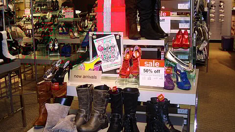 JCPenney Olsenboye Footwear Display