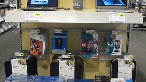 Best Buy Blue Label Series Endcap