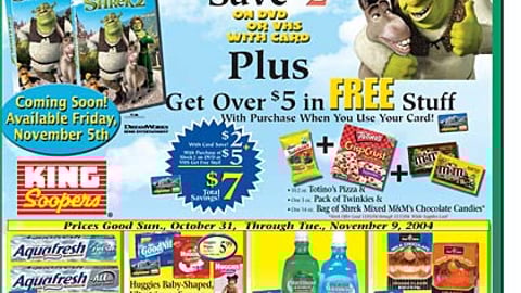 King Soopers 'Shrek 2' Feature
