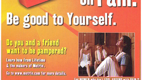 Motrin/Lifetime Sweeps FSI