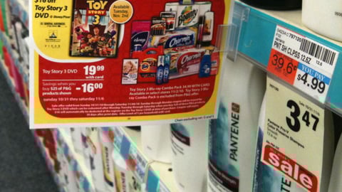 CVS P&G 'Toy Story 3' Shelf Talker