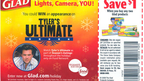 Glad Holiday Sweeps FSI