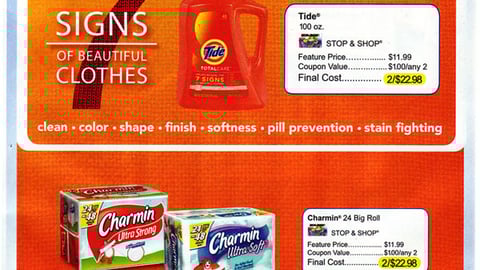 P&G brandSaver Stop & Shop FSI