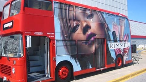 Coty Rimmel London Bus Exterior