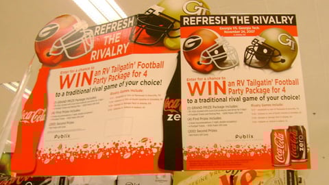 Coca-Cola/Publix 'Refresh the Rivalry' Signage