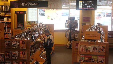 Borders Newsstand Department