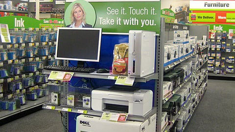 Staples Dell Endcap