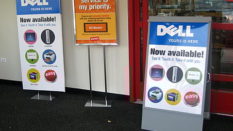 Staples Dell Lobby Signs