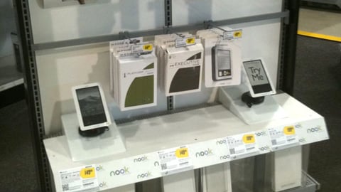 Best Buy Nook Display