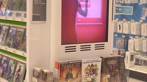 Target 'Learning Center' Kiosk