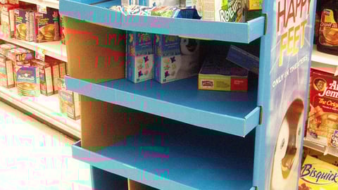 General Mills 'Happy Feet' Floorstand