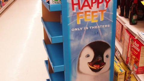 General Mills 'Happy Feet' Floorstand