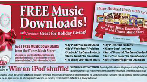 Safeway Holiday Sweeps Feature