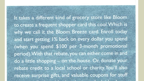 Bloom Breeze Take-One