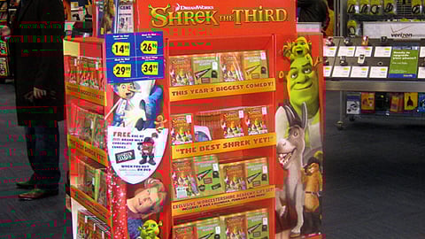 'Shrek the Third' Best Buy Pallet