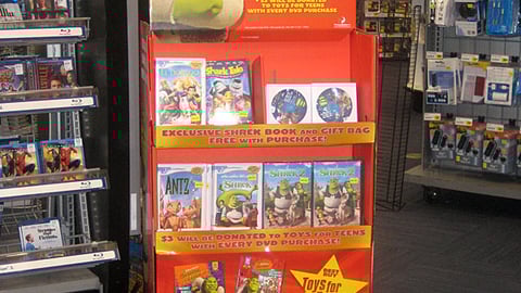 Best Buy 'Shrek the Third' Floorstand