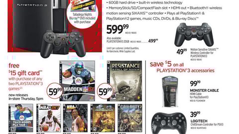 Circuit City Sony Playstation 3 Feature