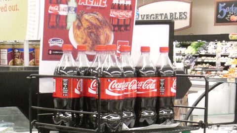Acme Coca-Cola Incentive Rack Topper