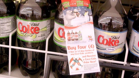 Coke 'Free Polar Bear' Neck Hanger