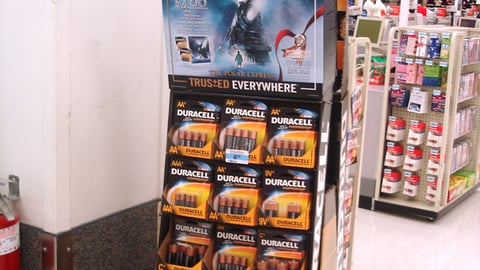 Duracell 'The Polar Express' Shipper